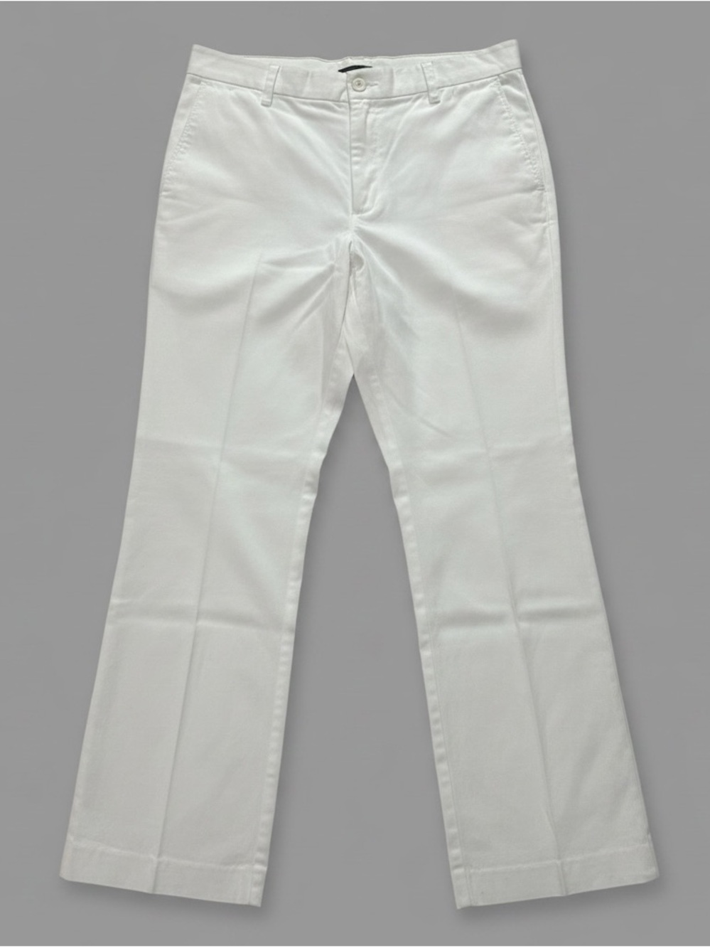 Ralph Lauren White Wide-Leg Trousers - Picture 3 of 8